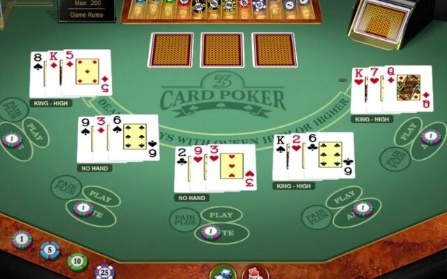 Hướng dẫn cách chơi game Win Three Cards